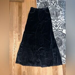 Classic Black Velvet Garment